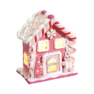 Lighted Gingerbread House Ornament