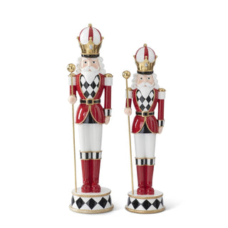 Traditional Harlequin Christmas Nutcracker