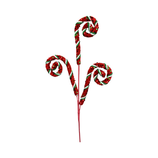 Sequin Stripe Spiral Curly Spray