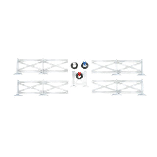 White Crossbuck Fence Set, Dept. 56