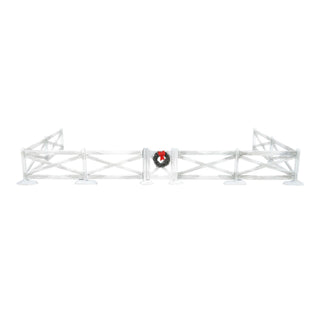 White Crossbuck Fence Set, Dept. 56