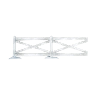 White Crossbuck Fence Set, Dept. 56