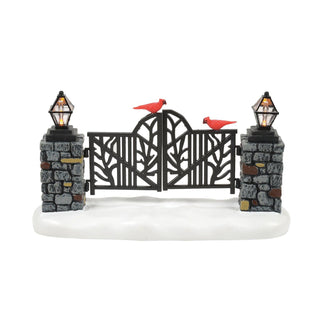 Cardinal LIT Christmas Gate, Dept. 56