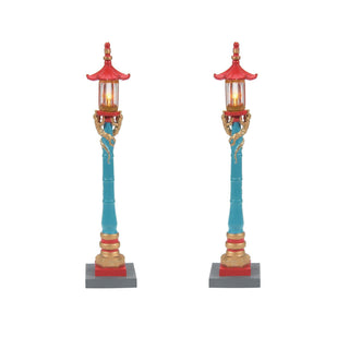 Chinatown Post Lamps, Dept. 56