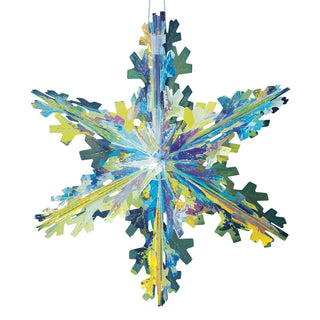 Prism Star Snowflake Ornament, 10"