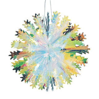 Prism Round Snowflake Ornament, 8"
