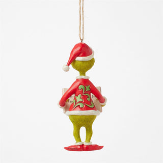 Grinch with Book Ornament, Dept. 56