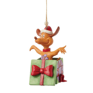 Max in Present Ornament
