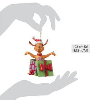 Max in Present Ornament