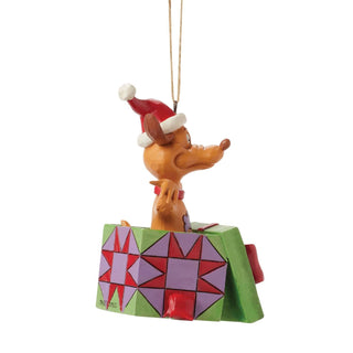 Max in Present Ornament