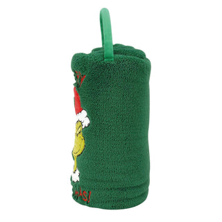 Merry Grinchmas Green Snow Throw