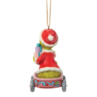 Grinch in Wagon Ornament, Dept. 56