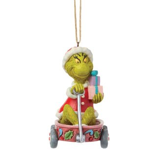 Grinch in Wagon Ornament, Dept. 56