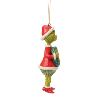 Grinch 2026 Wreath Ornament, Dept. 56
