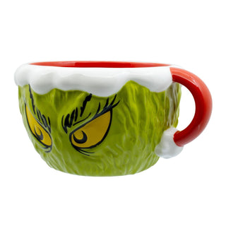 Santa Grinch Sculpted Mug