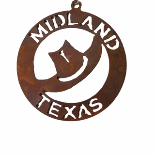 Rustic Midland Cowboy Hat Ornament