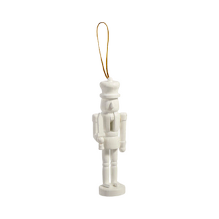 White Nutcracker Ornament