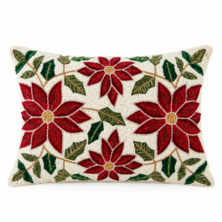 Beaded Christmas Pillow