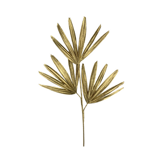 Fan Palm Spray, Gold