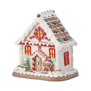 8.5" LED Candy Cane Lane House