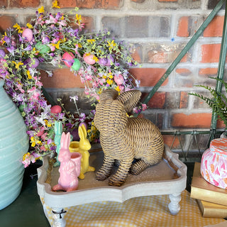 Brown Basketweave Rabbits