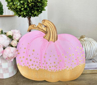 Gold & Pink Pumpkin