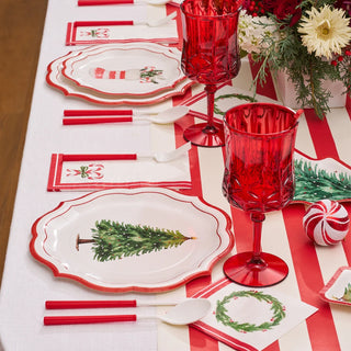 Merry & Bright Paper Dinner Plate
