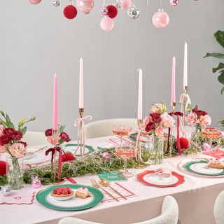 Coquette Christmas Small Bows Dessert Plates