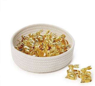 Golden Bunny Napkin Ring