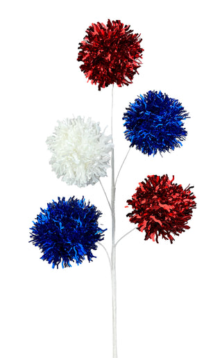 Patriotic Fuzzy Ball Spray