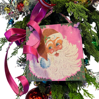 Retro Santa Teardrop