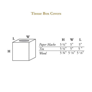 TB1386 Blue Willow Tissue Box Cover