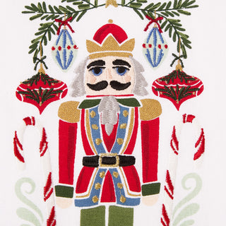 Nutcracker Embellished Dishtowel