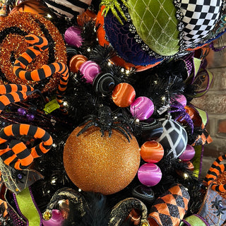 Halloween Silk Ball Garland by Glitterville, Large