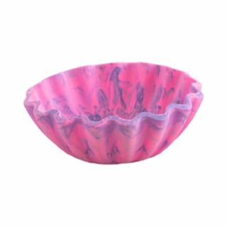 Velour Ruffle Resin Bowl by Glitterville, 12"