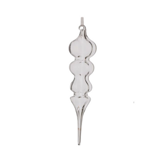 Glass Finial Drop Ornament