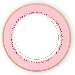Coquette Christmas Large Bows Party Plates