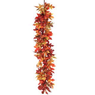 Autumn Pomegranate Leaf Garland