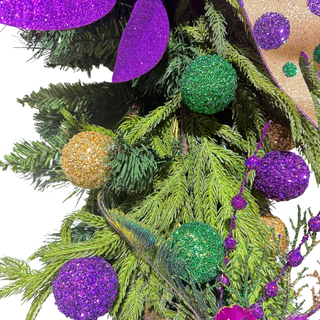 CUSTOM MARDI GRAS TEARDROP