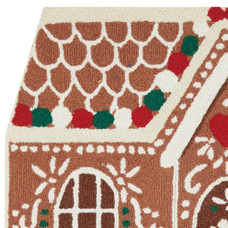 Gingerbread House Hook Rug