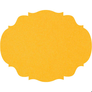 Die-cut Marigold French Frame Placemat - 12 Sheets