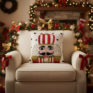 Polka Nutcracker Hook Pillow