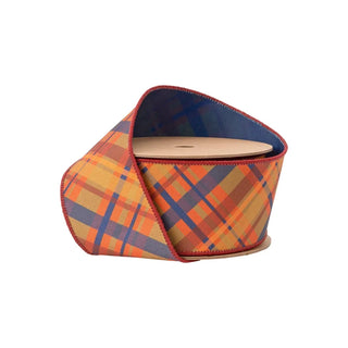Fall Plaid Ribbon, 2.5"x 10YD