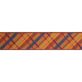 Fall Plaid Ribbon, 2.5"x 10YD