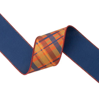 Fall Plaid Ribbon, 2.5"x 10YD