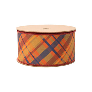 Fall Plaid Ribbon, 2.5"x 10YD