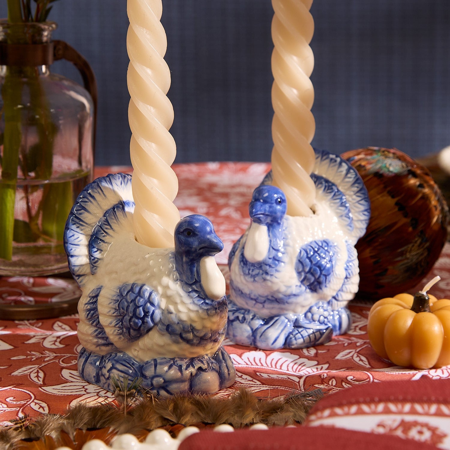 Two's Company Turkey Candleholder - Thumbnail 4