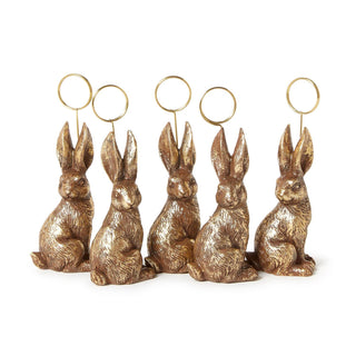Golden Bunny Place Card