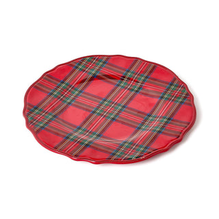 Tartan Traditions Melamine Dinner Plates, Set of 4
