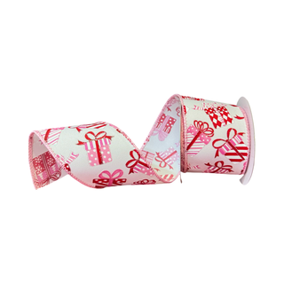 Pink & Red Gifts Aplenty Ribbon, 2.5" X 10YD
